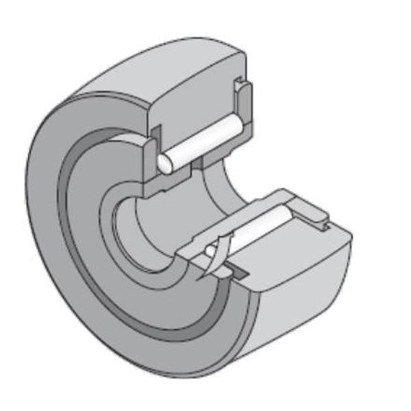 7.94 mm x 25.4 mm x 17.46 mm  NTN NACV16LL/3AS Needle roller bearings-Roller follower with inner ring #2 image