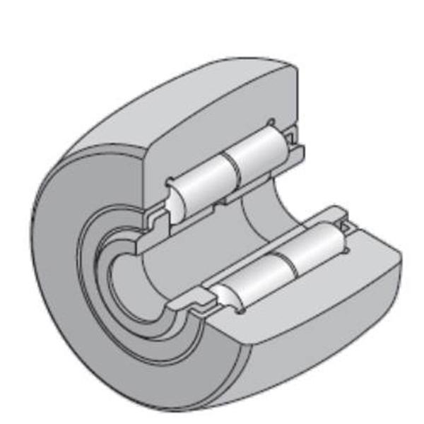 35 mm x 72 mm x 29 mm  NTN NUTR207/3AS Needle roller bearings-Roller follower with inner ring #2 image